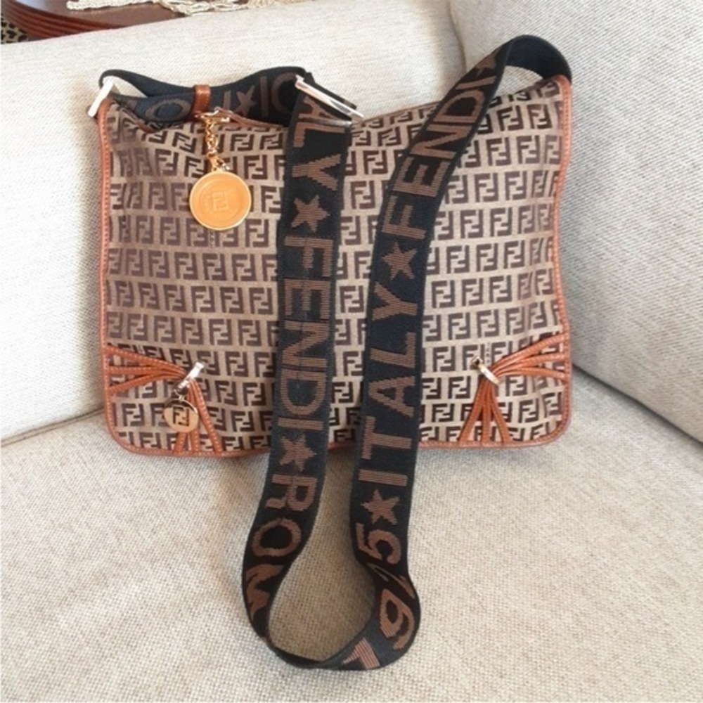 Fendi Brown and Black Men's Bag